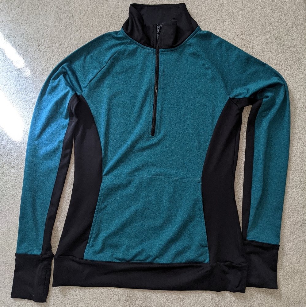 Half-zip athletic sweater